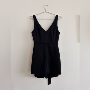 Aritzia Wilfred Ecoulement Romper in Black